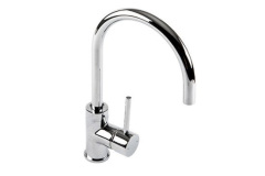 courbe-curved-spout-chrome-tap