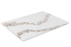 White quartz chopping boards