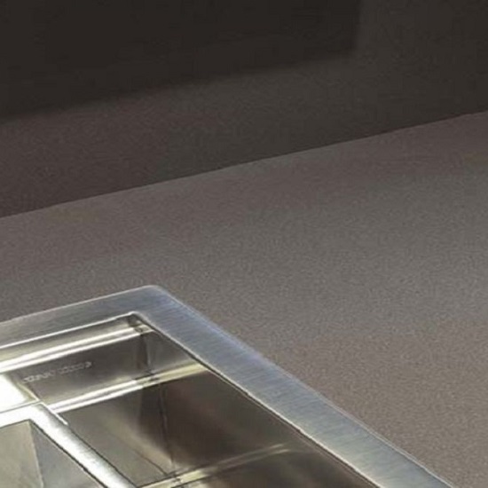 a countertop made from Quartzforms QF Light Grey