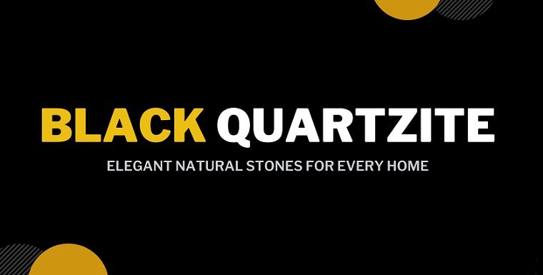 black quartzite that looks like marble