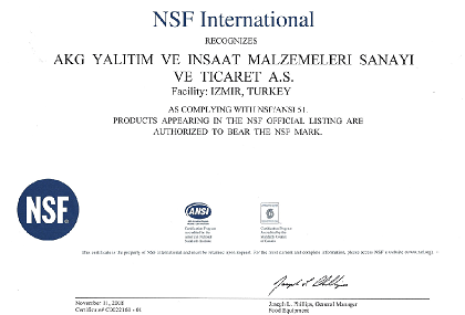 Cimstone NFS Certificate