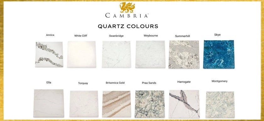 Cambria Quartz Colours