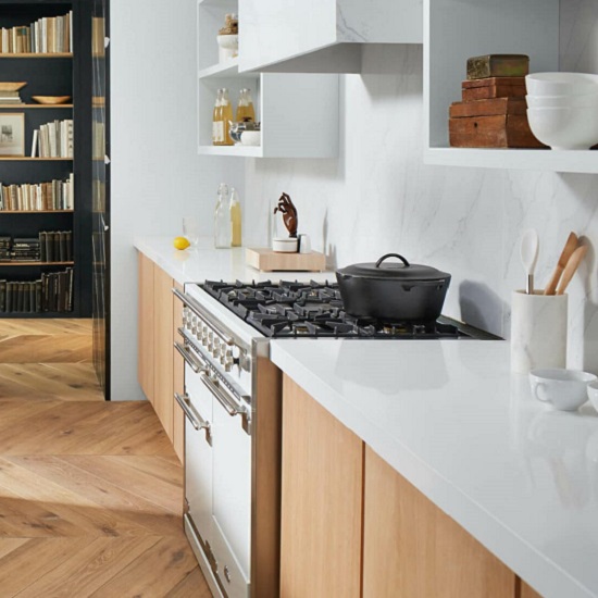 Silestone Calacatta Gold kitchen worktops