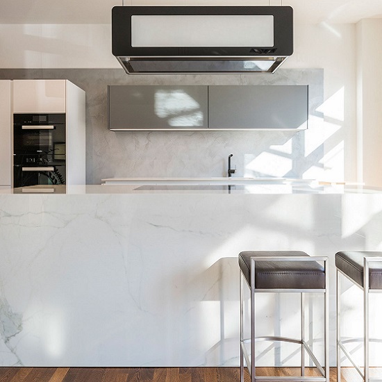 SapienStone Calacatta kitchen worktop