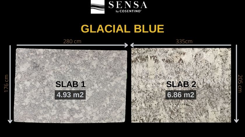 Sensa granite cost sizes