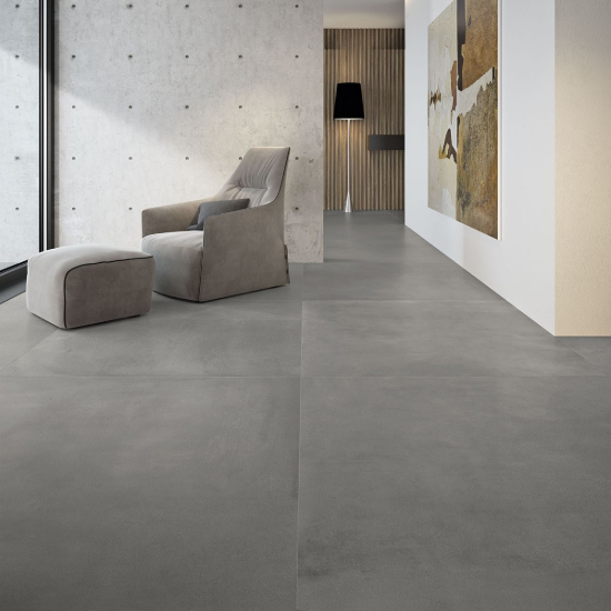 Marazzi Concrete Graphite floor tiles
