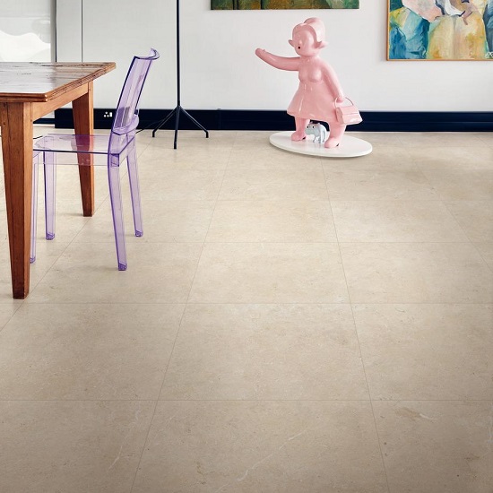 Marazzi Limestone Ivory kitchen floor