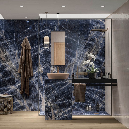 Marazzi Sodalite Blu bathroom worktop