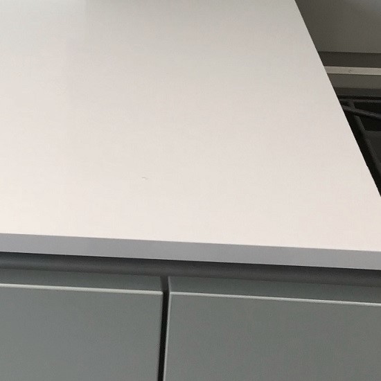 Infinity Absolute White matt kitchen worktop