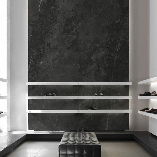 Neolith Layla wall commercial shop