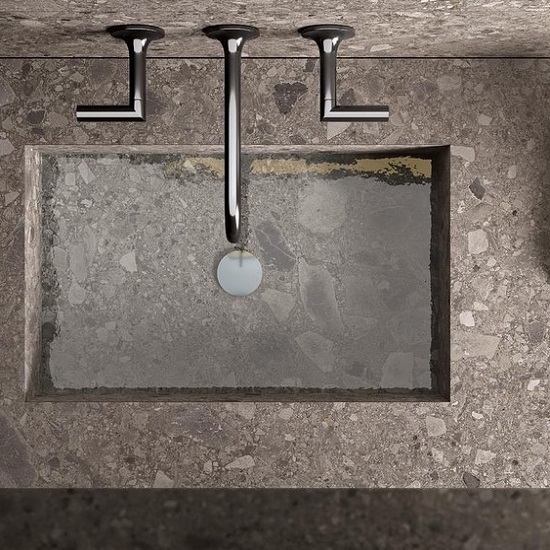 Neolith Terrazzo Ceppo worktop sink