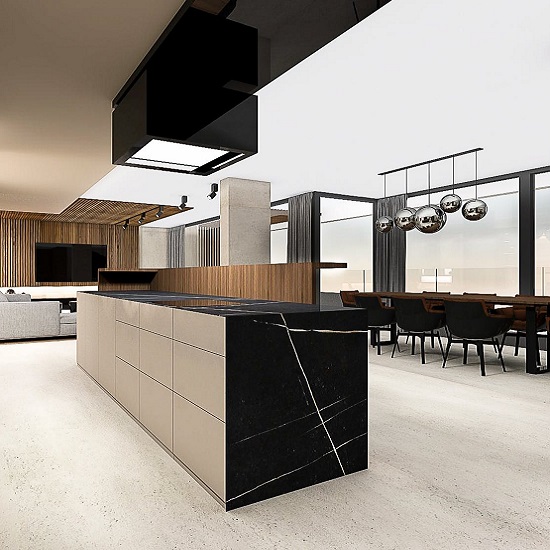 Silestone Eternal Noir kitchen worktops