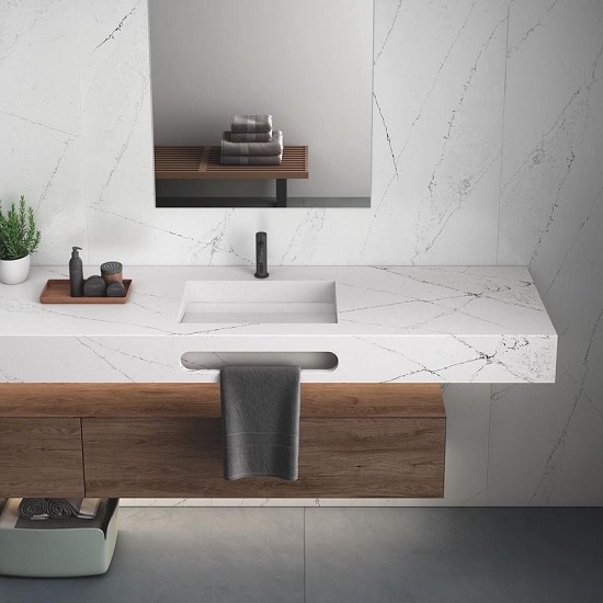 silestone bathroom countertops