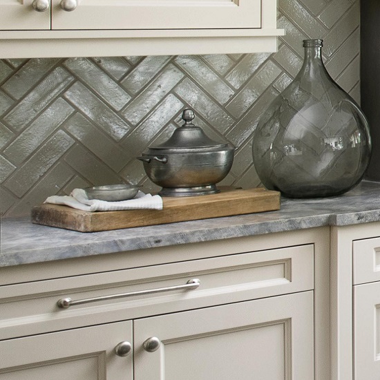 Atlantic Grey Marble kitchen worktops