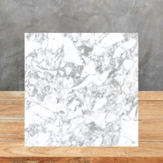 Bianco Brouille marble sample