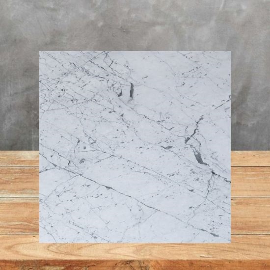 Bianco Carrara marble honed sample