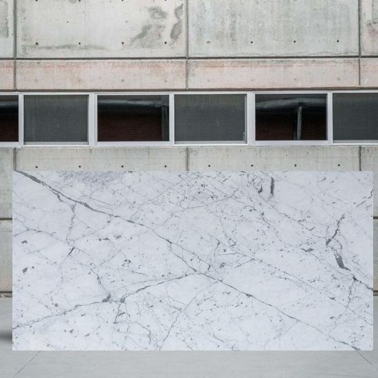 Bianco Carrara marble honed worktop slab