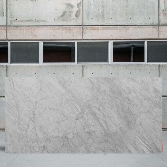 Bianco Carrara marble worktop slab 2