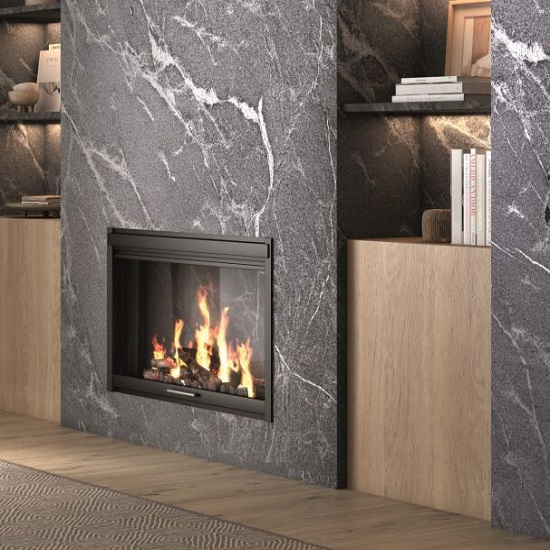 Sensa Silver Grey fireplace