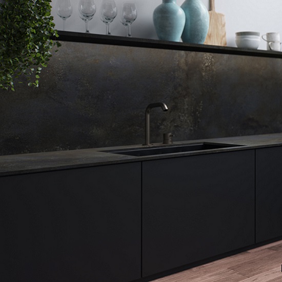 Caesarstone Metallio Black kitchen worktop