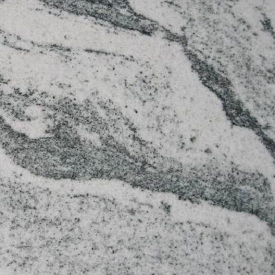 A close-up image of Cosmic White granite