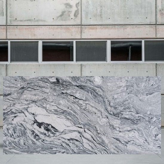 A slab for worktops of Cosmic White Granite