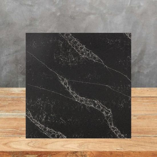a sample of Quartzforms Ocean Midnight with a grey background