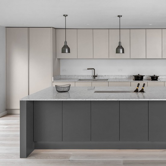 CRL Quartz Urban Grey Kitchen Worktop for Sale UK- The Marble Store