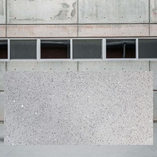 an image of a CRL Quartz Grey Shimmer slab