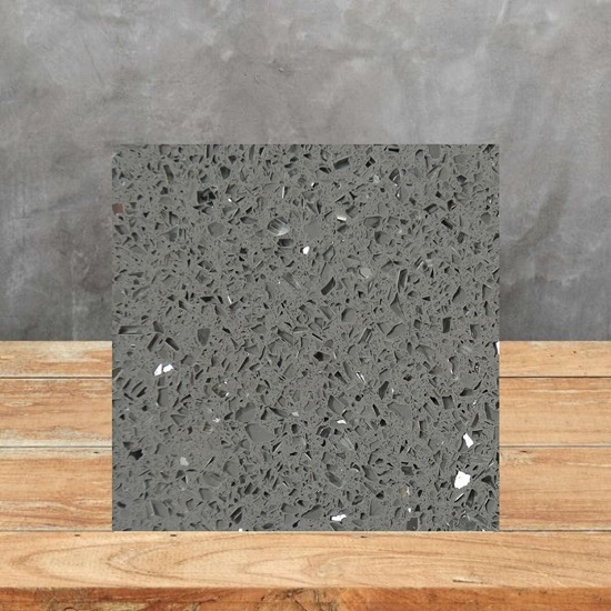 an image of a sample of CRL Quartz Grey Reflection quartz