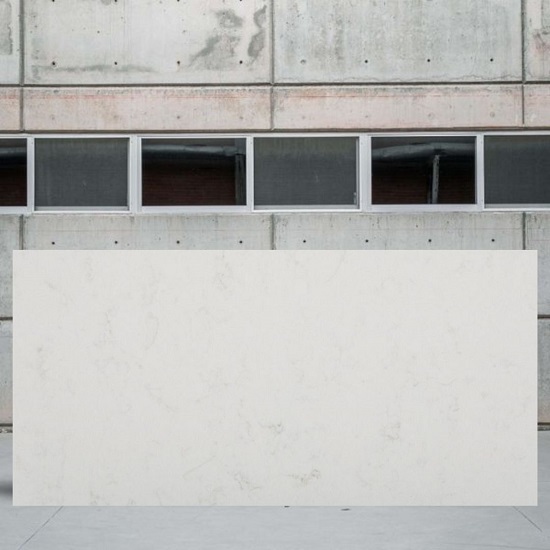an image of a CRL Quartz White Carrara slab