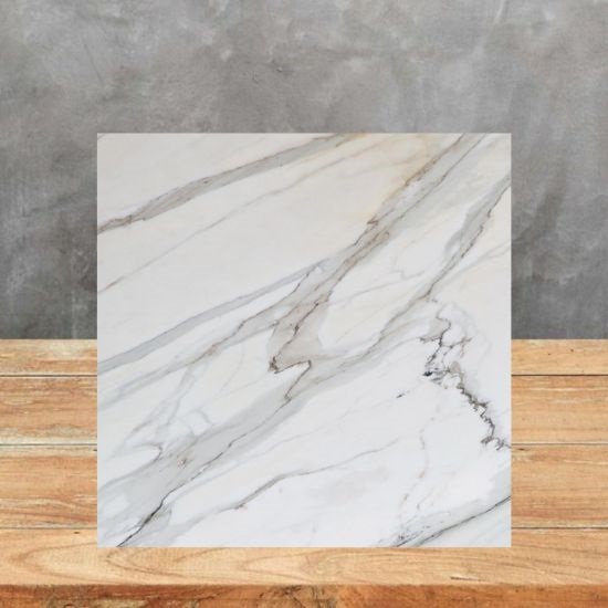 an image of a Calacatta Borghini marble sample