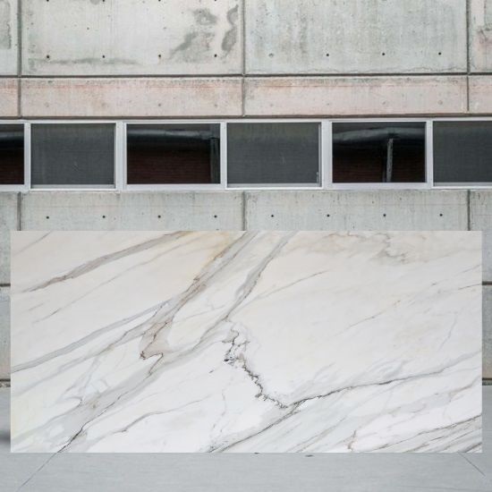 Calacatta Borghini marble slab for worktops