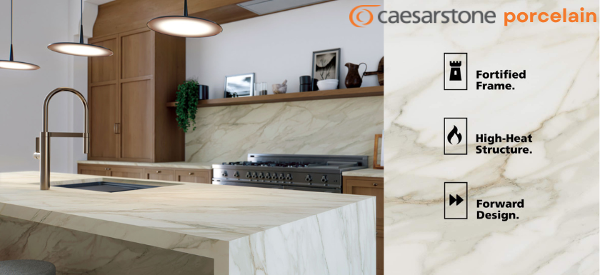 Meet the new Caesarstone porcelain for outstanding indoor and outdoor designs