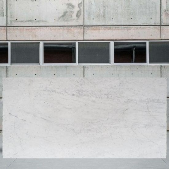 an image of a Carrara C Extra 1st marble slab