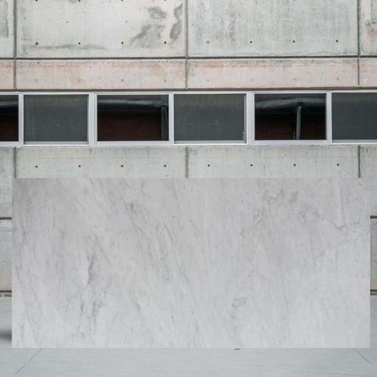 an image of a Carrara CD marble slab for worktops