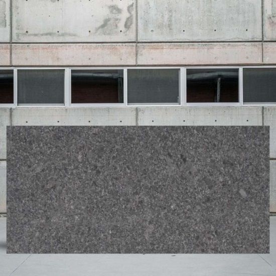 an image of a Steel Grey granite leather finish slab for worktops