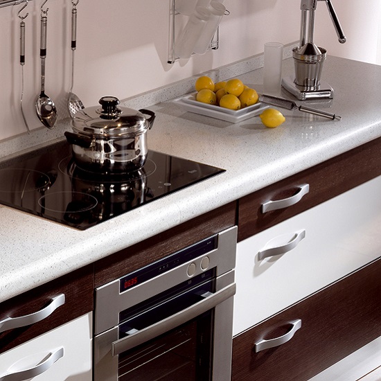 a photo of a Compac Astral Lactea kitchen worktop