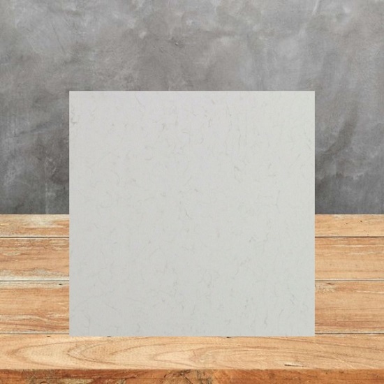 an image of a Unistone Bianco Carrara quartz sample