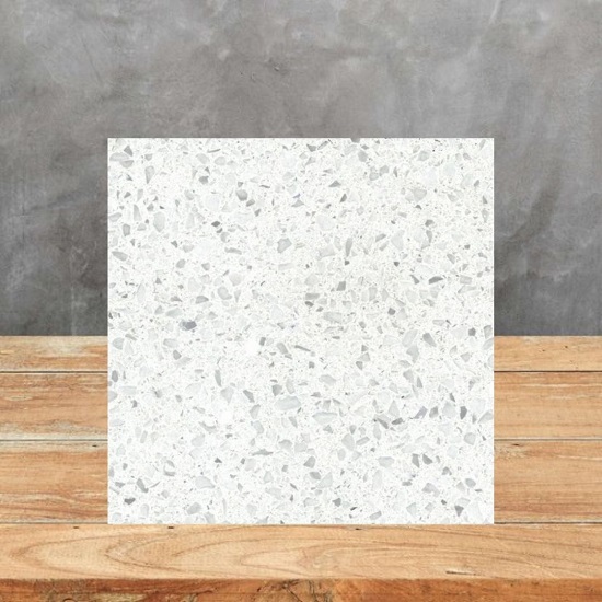 an image of a Unistone Bianco Galactica quartz sample