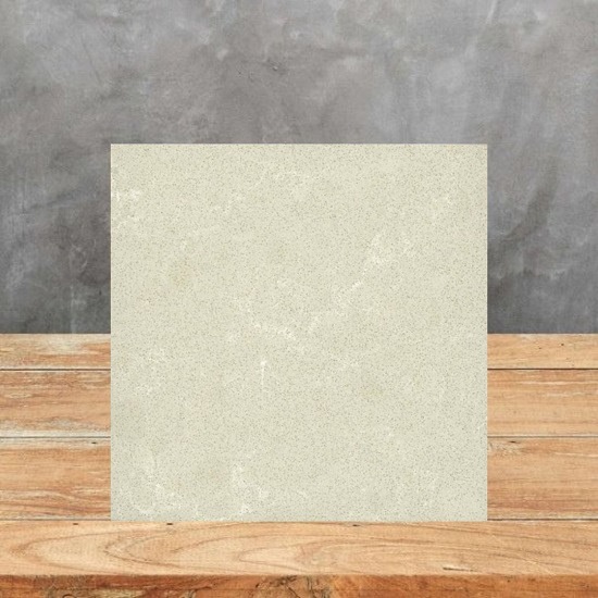 an image of a Unistone Crema Marfil quartz sample