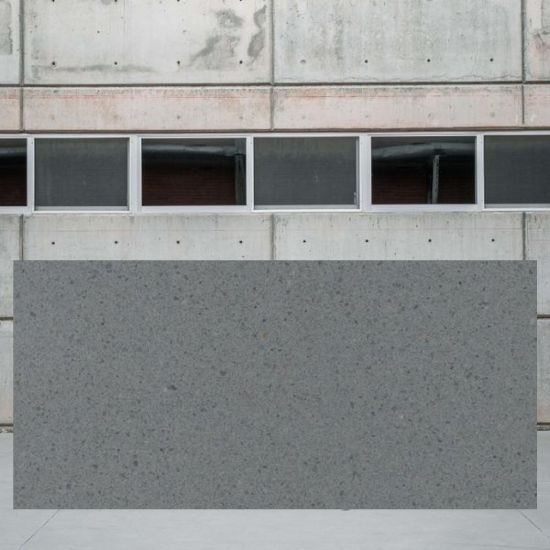 an image of a Unistone Grigio quartz slab for worktops