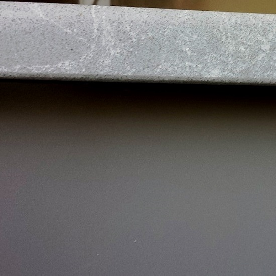 a Technistone Noble Concrete Grey 20mm quartz worktop