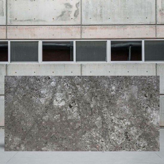 Grigio Billiemi polished marble slab