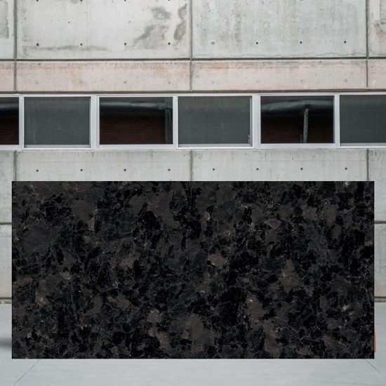 Angola Black granite slab
