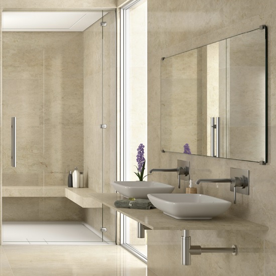 Mediterranean Pearl marble bathroom vanity top
