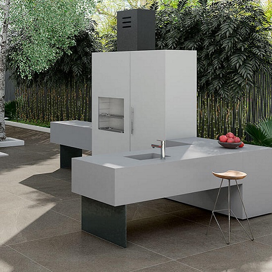 Ascale Croma Gray outdoor worktop