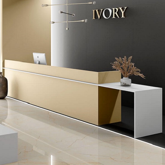 Ascale Croma Ivory reception desk