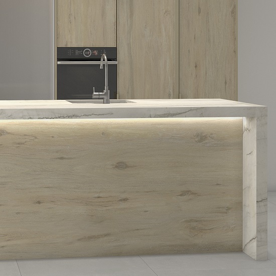 Ascale Boreal Sand reception worktops