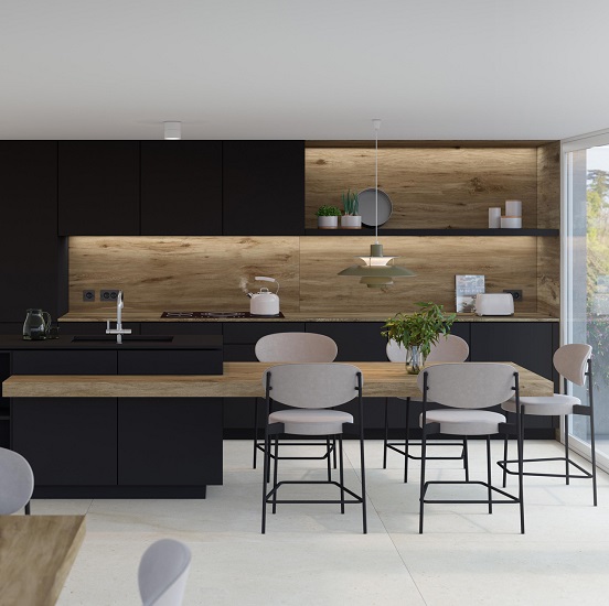 Ascale Boreal Umber kitchen